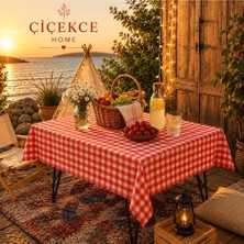ÇİÇEKCE HOME Çiçekce Home Pötükare Çok Amaçlı Piknik Örtüsü - Sofra Bezi 170X170 1 Adet