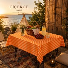 ÇİÇEKCE HOME Çiçekce Home Pötükare Çok Amaçlı Piknik Örtüsü - Sofra Bezi 170X170 1 Adet