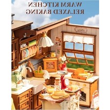 Esranın Dünyası Minyatür Bebek Evi Pişirme Mutfağı Yapım Seti