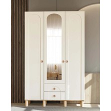 Miracool Papatya 3 Kapaklı Gardrop / Dolap / Komple Mdf