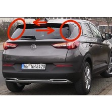 Ada Plastik Opel Grandland Arka Bagaj Köşe Kapağı Sag Sol Takım