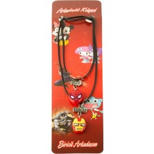 AyrStore Buğz Süper Kahramanlar Arkadaşlık Kolyeleri (Çift Kolye)