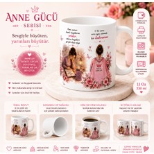 Tişört Kodu Anne Gücü Serisi – Porselen Kupa 11 Oz