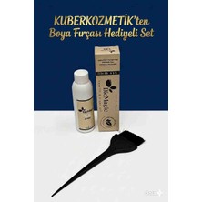 Biomagic 6.72 Koyu Küllü Kumral Organik Içerikli Amonyaksız Kalıcı Kokusuz Saç Boyası +Oksidan Boya Fırçası Hediyeli