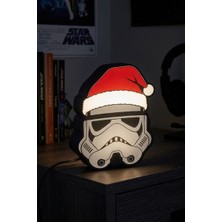 MEKTrend Storm Trooper Noel Baba Yılbaşı Tasarımlı Dekoratif Aydınlatma Gece Lambası (23X20CM)