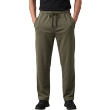 Rizzup Haki Baggy Style Likralı Lastikli Ipli Erkek Spor Pantolon 2600262