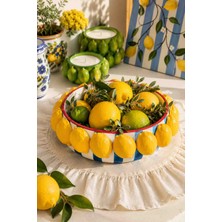 Eski Mahzen Design Limonlu Dekoratif Kase