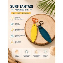 Dinç Spor Surf Tahtası Anahtarlık – 3D Baskı Dekoratif Anahtarlık Seti (2’li)