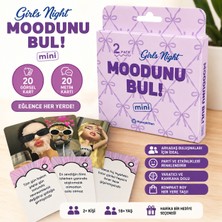 LUXMON Kızlar Gecesi Moodunu Bul Mini Kart Oyunu 2.paket 41 Kart Modern Kağıt Malzeme