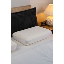 Visco Sleep Visco Yastık Ergonomik Yastık Fiore Doğal Viskon Kılıflı Yastık 65 x 40 x 14  cm