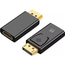Plus PX-1325-4K Display Port To HDMI Dönüştürücü, Dp To 4K HDMI Çevirici (Display Port Bilgisayara Takılır) (Hdmı Kablo ile Monitör, Tv Projeksiyon Takılır)