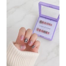 Louesse Beauty Louésse Beauty Panda Pink Art Takma Tırnak Seti