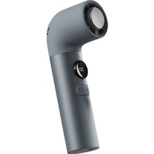 Metontech Buz Soğutuculu Şarjlı Turbo El Fanı | 100 Kademeli Dijital Göstergeli | Turbo Buz Soğutmalı Taşınabilir Fan | 18.000 Rpm, 3000 Mah Batarya, Uzun Kullanım Süresi,
