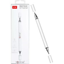 Matepad PRO/11/12X/11.5/AIR/SE T5/T8/T10 ile Uyumlu 2in1 Dokunmatik Tablet Kalemi Stylus