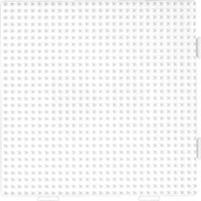 (1, Classic) - Beads Large Whıte Square Sıngle Pegboard No. 234
