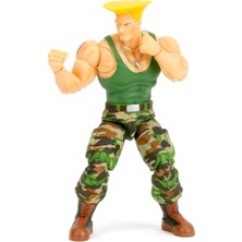 Toys Street Fighter Iı Guile Aksiyon Figürü 1:12 Ölçek, 15,24 cm Boyunda, Değiştirilebilir Kafalar, Eller ve Aksesuarlar