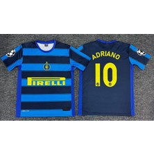 Rodak Spor Adriano 10 Inter 2004/05 Sezon Nostalji T-Shirt