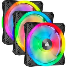 Ql Serisi, Icue QL120 Rgb, 120MM, Pwm, Lighting Node Core Rgb Kontrolcü Dahil, Rgb Fan, 3'lü Paket (CO-9050098-WW)