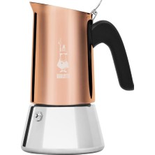 - Venus: 6 Cups Ocak Üstü Espresso Pişirici - 235ML - Kahverengi, Gümüş Renk - Paslanmaz Çelik Gövde - Patentli Güvenlik Valfi - Tüm Ocak Türleri Için Uygundur (Indüksiyon Dahil)