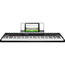 Recital Dijital Piano Klavye 88 Tuşlu Yeni Başlayanlar Için Yarı Ağırlıklı Tuşlu, Dahili Hoparlörlü ve Piano Dersli