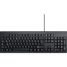 KB100 Eq Kablolu Tam Boy Türkçe Klavye - Sürdürülebilir Seçim - K63727TR