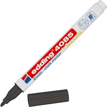 4085 Tebeşir Kalemi - Siyah - 1 Tebeşir Kalemi - 1-2 mm Yuvarlak Uçlu