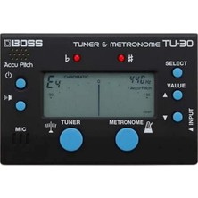 Tu-30 – Tuner & Metronom, Siyah – Öğrenmek, Alıştırmak ve Oynamak Için Mükemmel Bir Yol Arkadaşı