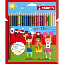 Color - Kuru Boya Kalemi - 24'lü Paket - 4 Neon Renk Dahil Çeşitli Renkler