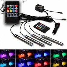 Içi Ayak Altı LED Kumandalı Sese Duyarlı 12'li - Rgb