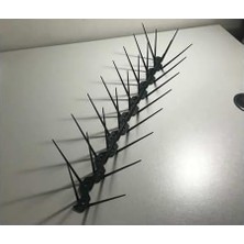 Adet Sıkışık Dikenli Kuş Koruma Bariyeri - Kuşları Kovmak Için Etkili Çözüm 50 Cm/güvercin Kovucu (Siyah)