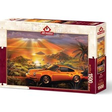 Puzzle Sarı Porsche 1500 Parça Puzzle