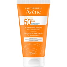 Spf 50+ Kuru Ciltler Için Güneş Kremi Yüksek Koruma ve Nemlendirici Etkili 50 ml