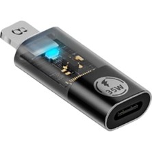 Pd 35W Lightning To Type C Çevirici Dönüştürücü iPhone Yuva Çevirici Hızlı Şarj ve Veri Aktarımı Otgsl