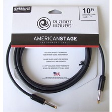 PWAMSG10 Amerıcan Stage Inst Cable-10 Çin Amerıcan Stage Inst Cable-10" (3.05M), 1/4" D