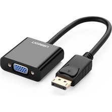 Displayport Erkek To VGA Dişi Görüntü Dönüştürücü Siyah