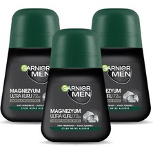 3'lü Men Magnezyum Ultra Kuru Roll-On Deodorant Seti