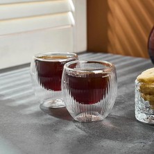 Lineo Cidarlı Bardak 2'li 80 ml