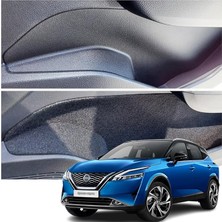 Qashqai J12 Araç Içi Konfor Seti Kapı Içi Bardaklık Konsol Koruma Kaydırmaz Kumaş Organizer Iç Aksesuar