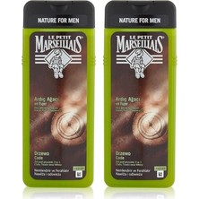 Petit Marseillais Men Ardıç Ağacı ve Füjer Men Duş Jeli 400 ml X2