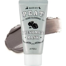 Temizleyici Kil ve Kömür Maskesi 50ML Apıeu Fresh Mate Peat Mask (Pore Clearing)