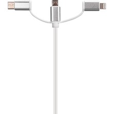 SL-IPH20 HDMI To 3 In 1 2m Mobil Telefon Uyumlu Görüntü Aktarıcı Kablo