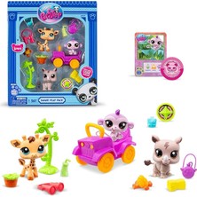 Pet Shop Sun-Bsf-Lps-Figür Set Minişler Safari Temalı