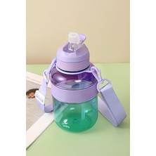 Bemy Ticaret Pagoda 1 Lt Mor Bpa İçermez Su Matarası Dayanıklı ve Uzun Ömürlü Su Şişesi