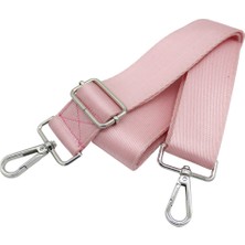 Anatolia Craft Pembe Ayarlanabilir Polyester Çanta Omuz Askısı Çanta Sapı, Çanta Kayışı 4cm x 120CM