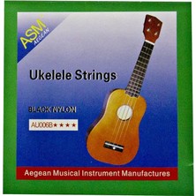 Asm Aegean Ukulele Teli Takım Siyah