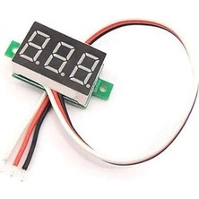 Mini Dijital Voltmetre Dc 0-100V 0.28 Inç Kırmızı