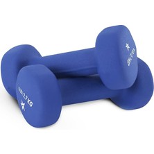 Dambıl Neopren Set Altıgen Kısa Dambıl (2'li Set) Birden Fazla Ağırlık Seçeneği (0,9 kg Ila 6,8 Kg)