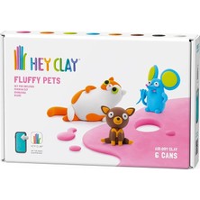Clay Sevimli Evcil Hayvanlar: Farsça Kedi, Fare, Chihuahua Seti - Renkli Modelleme Çocuklar Için Hava Kuru Kil - Eğlenceli Interaktif Talimatlar Uygulaması ile Hava Kuru Kil Kiti 6 Kutu