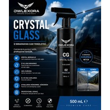 Owlexora Crystal Glass Cam Temizleyici 500 ml | Iz Bırakmayan Profesyonel Cam Temizleme Spreyi