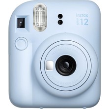Fujifilm Mini 12 Fotoğraf Makinesi+Askı+Pil (Mavi)